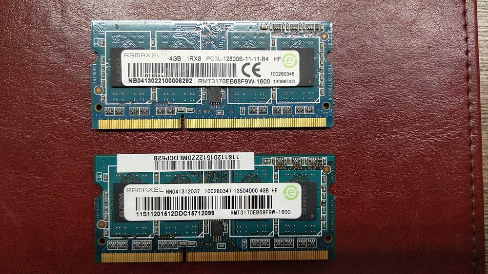 Pamięć RAM DDR3 4GB/1600MHz x 2szt