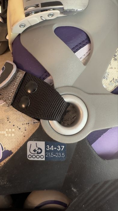 Ролики Oxelo розсувні 34–37 + повний комплект захисту + сумка