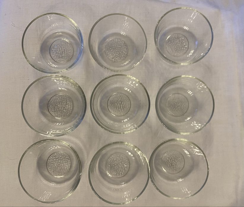9 Taças em Vidro Transparentes – Sobremesas | Molhos | Snacks