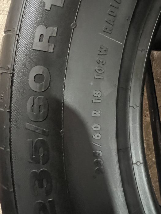 255/55/18+235/60/18 R18 Continental ContiSportContact 5 4шт новые