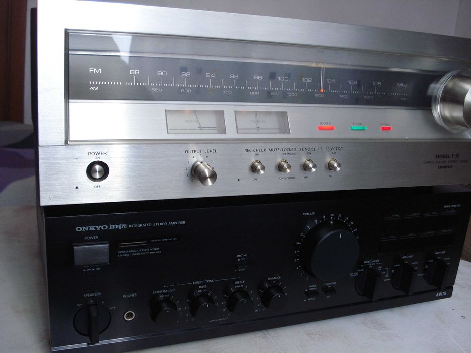 Підсилювач "Onkyo" Integra A-8170, еквал. EQ-101, тюн. Model T-9