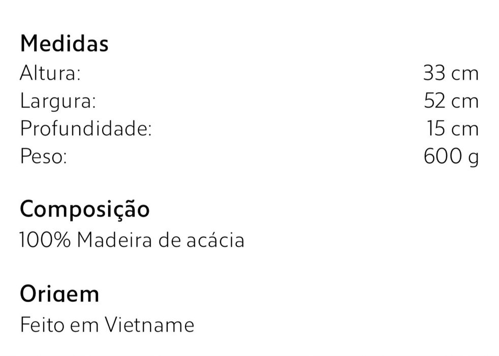 Suporte de Garrafas Madeira Zara Home NOVO