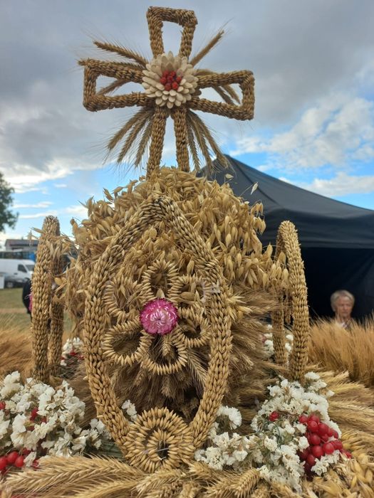 Korona żniwna wieniec dożynkowy