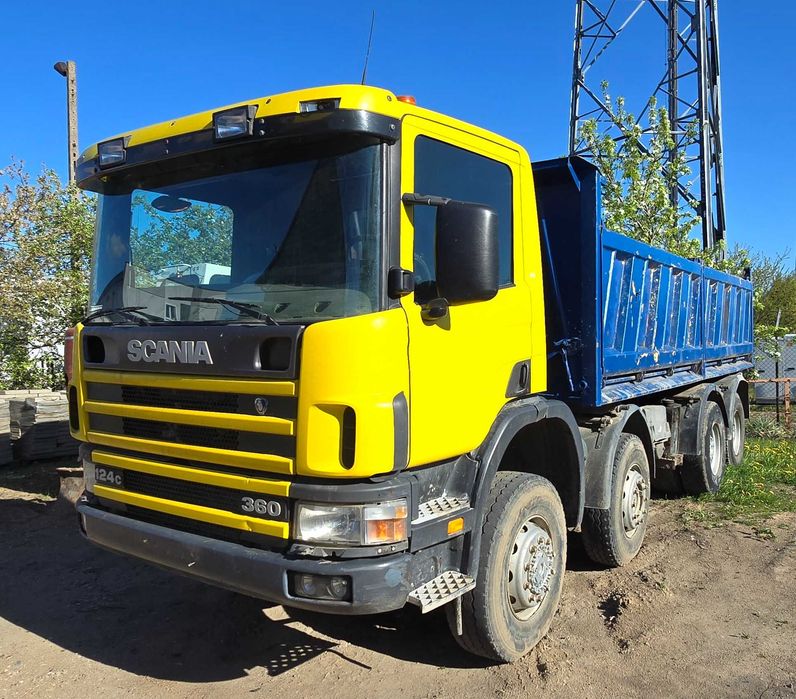Scania 8x6 3 stronny wywrot zamiana