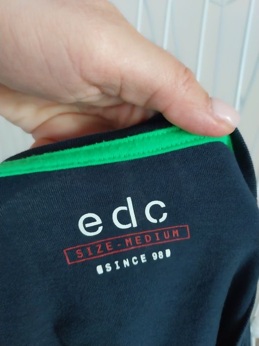 T-shirt homem | azul escuro | EDC by Esprit | Tamanho M