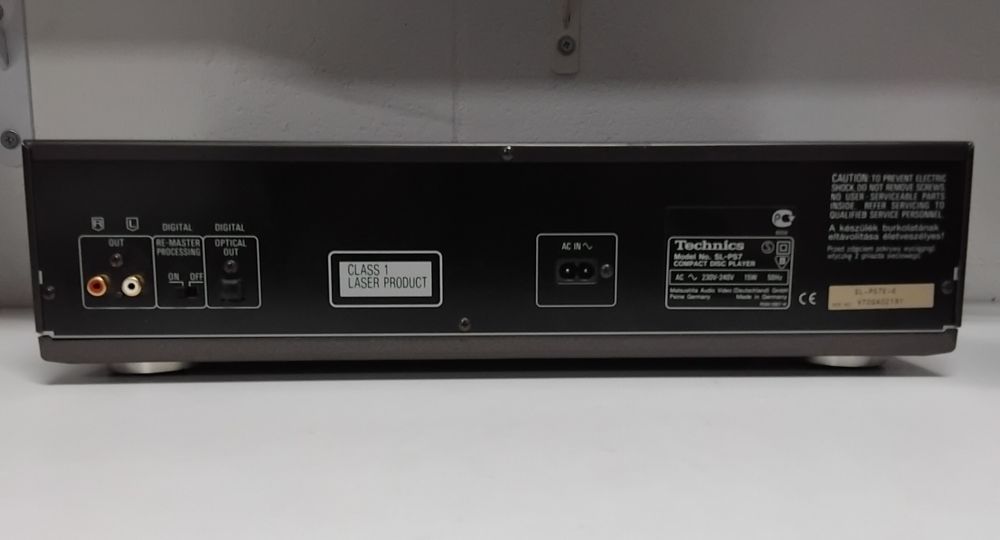TECHNICS leitor de cd SL-PS7