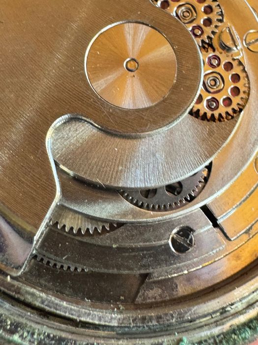 Zegarek vintage automatyczny – data, 33 mm, działa
