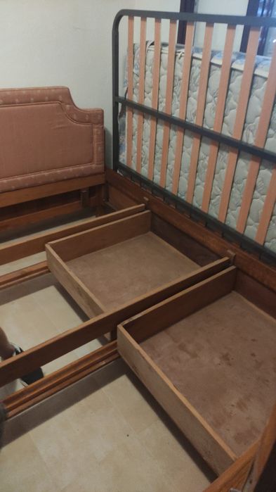 Cama de casal usada - com transporte