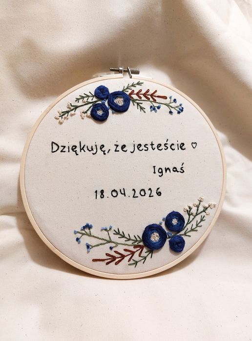 Tamborek 20cm z podziękowaniem