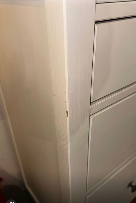 Сервант IKEA HEMNES 90x197 см з 3 ящиками білий
