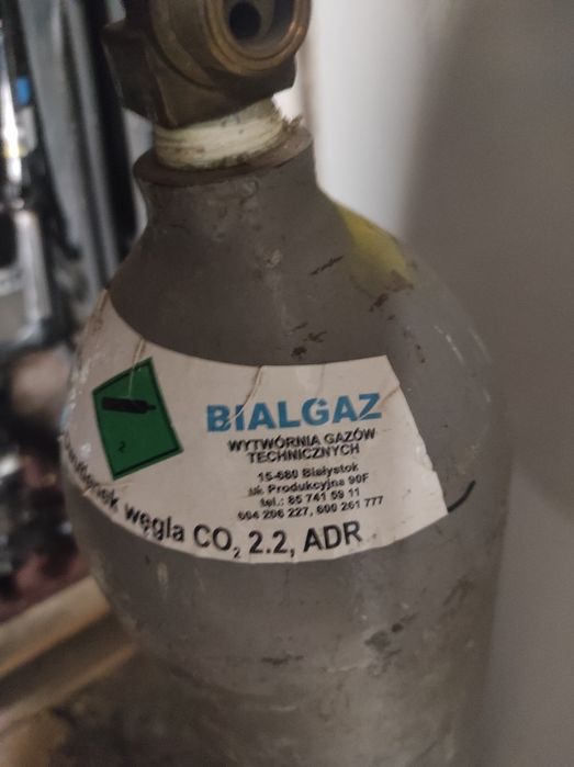 Butla syfon 80 cm CO2 pusta