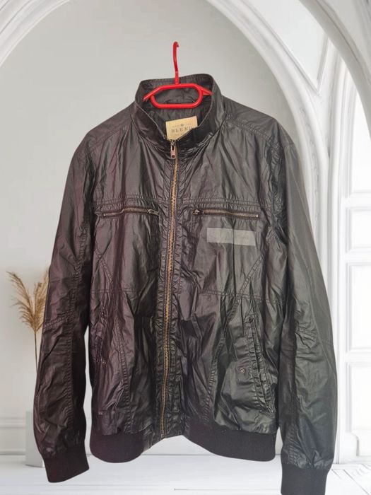 Kurtka w stylu motocyklowym skorzana Blend XL