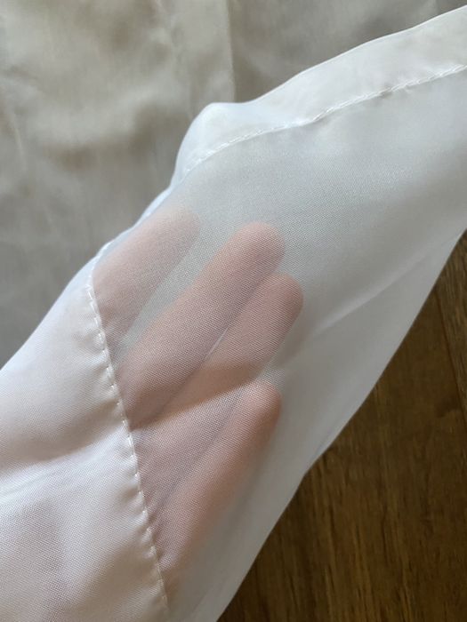 2 x firanka biała mgiełka dwie firanki jak nowe