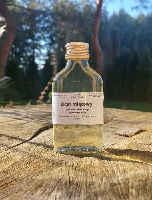 Ocet mięta, naturalny