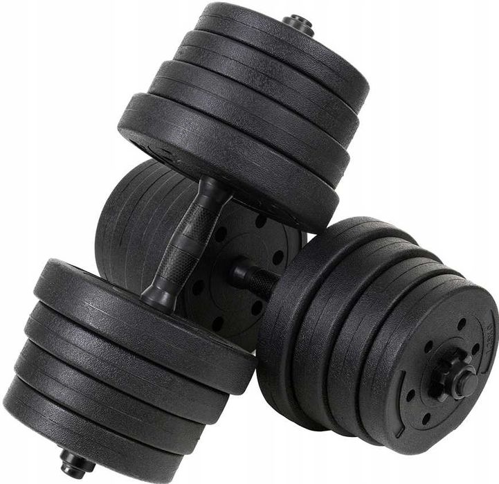 Zestaw Treningowy AŻ 30KG !! Gryf + Hantle