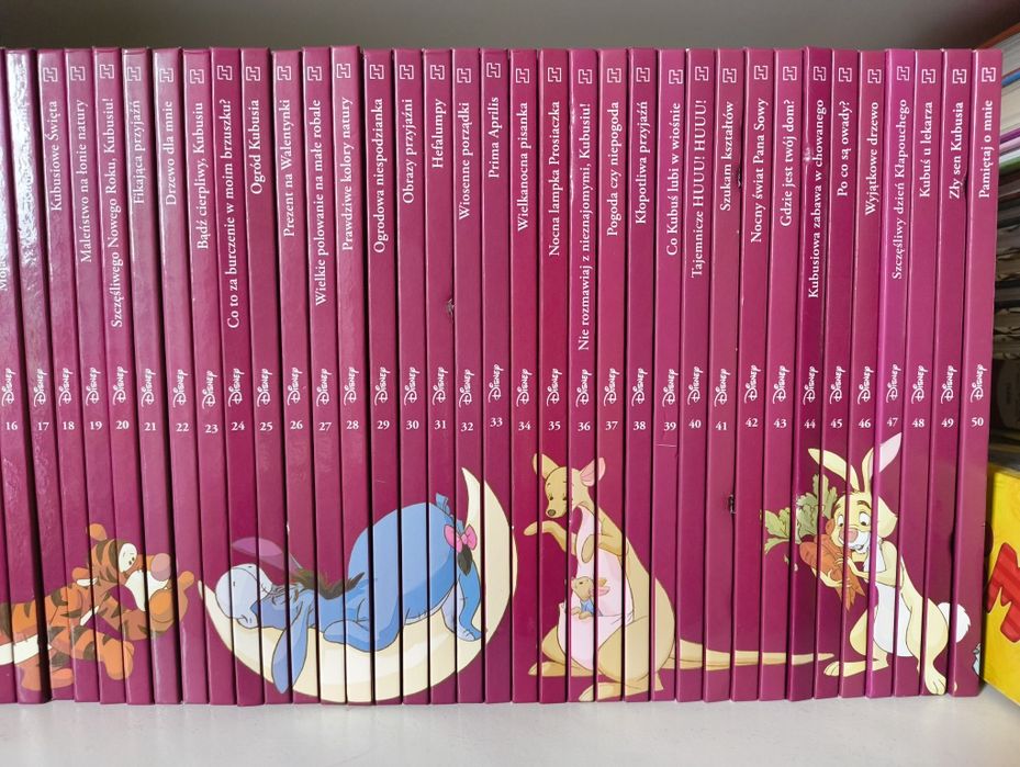 Kubuś Puchatek kolekcja Hachette, Disney tomy 1-50