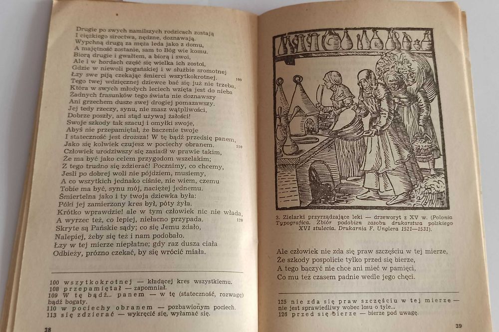Jan Kochanowski Treny - stare wydanie PIW 1966 rok