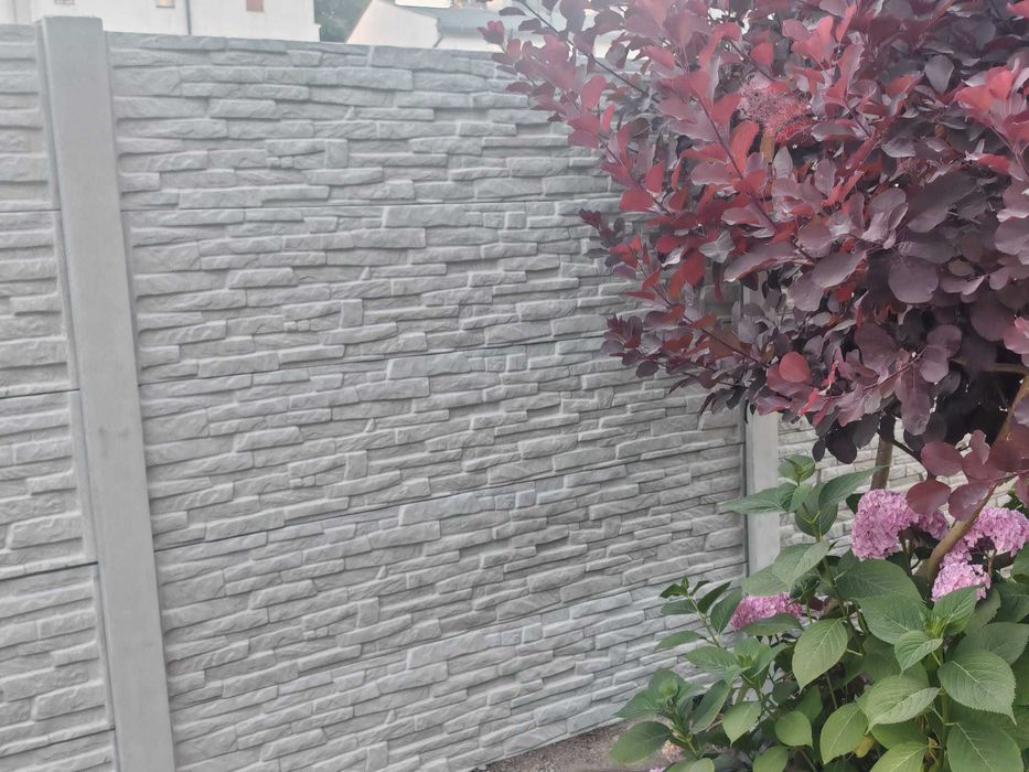 Ogrodzenie betonowe / Przęsło betonowe / kompleksowo