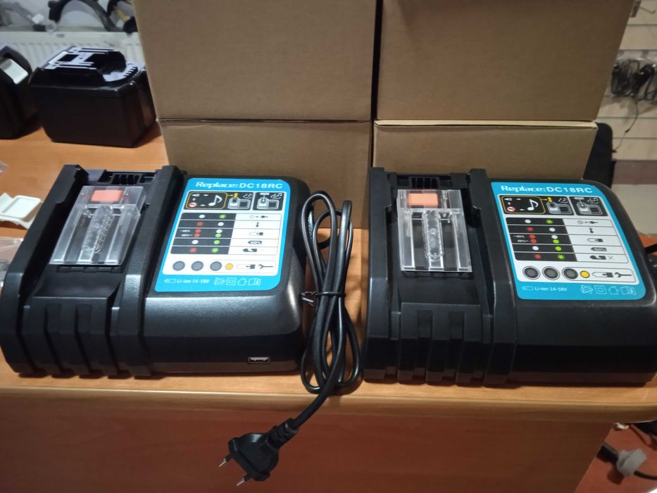 зарядне Makita DC18RC Макита 14V-18V 3a акб 18в 5.6а - 8.4а