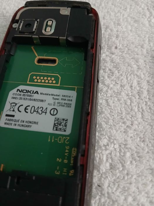 Nokia Antigo Nodelo 5800 para peças