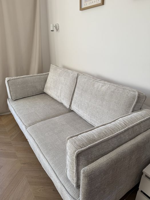 Sofa rozkładana szara