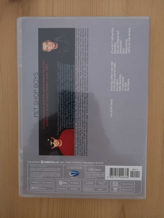 DVD Somewhere Pet Shop Boys