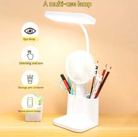 Lampa Stojąca Biurowa LED USB 3-Kolorowa