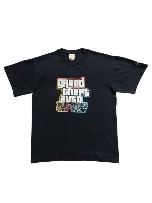 T-shirt Grand Theft Auto 4 The Ballad of Gay Tony Rockstar Games roz M
