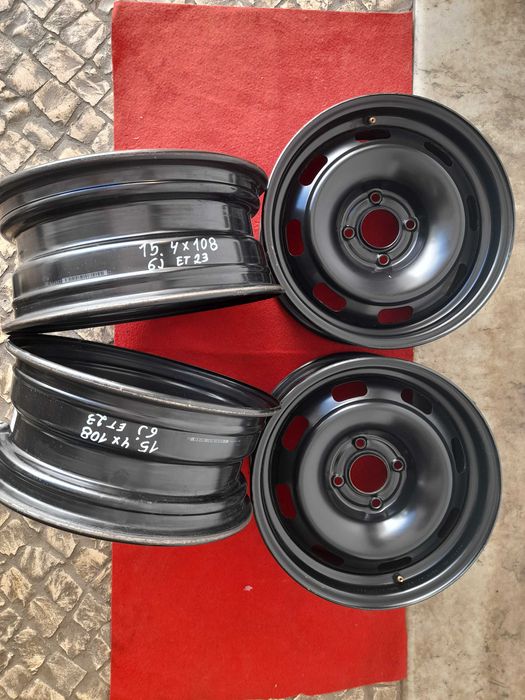 4 jantes 15 4x108 Peugeot Partner 206 Citroen Berlingo C3