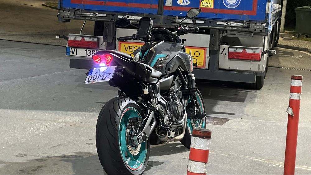 Yamaha MT-07 Cyan Storm