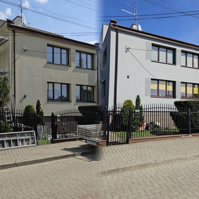 Mycie i malowanie elewacji, Mycie kostki , Mycie dachów