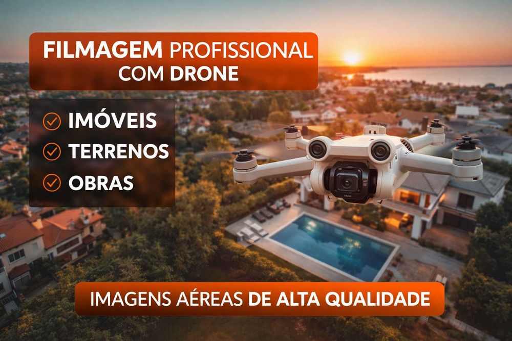 Drone 4k profissional: +imóveis +terrenos +projetos.