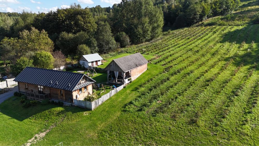 Dom na wsi, działka 3,5 ha. Roztocze.