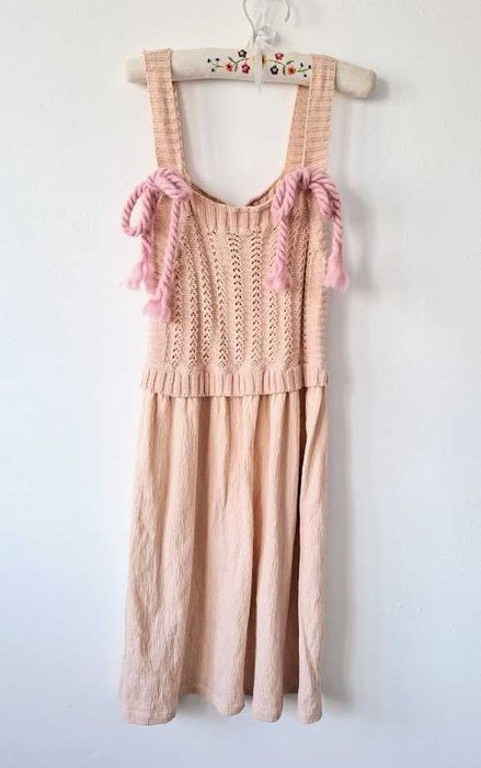 Vestido com malha Zara 13-14 anos