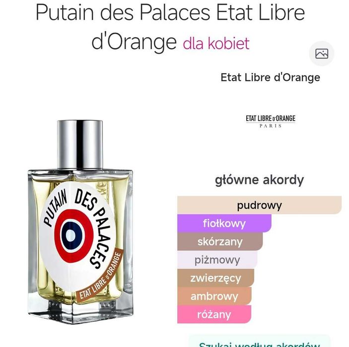 Etat Libre d'Orange Putain des Palaces edp 50 ml