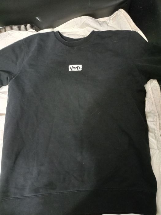 Czarna bluza Vans róż M