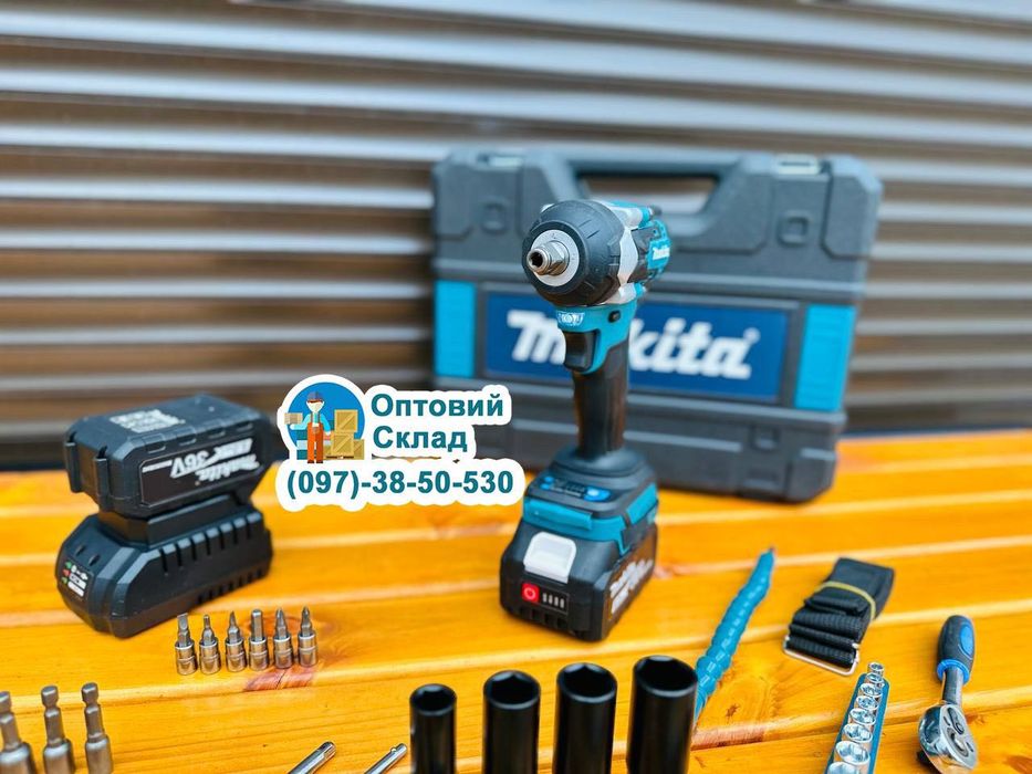 Акумуляторний Гайковерт Makita DTW500 Винтоверт з набором інструментів