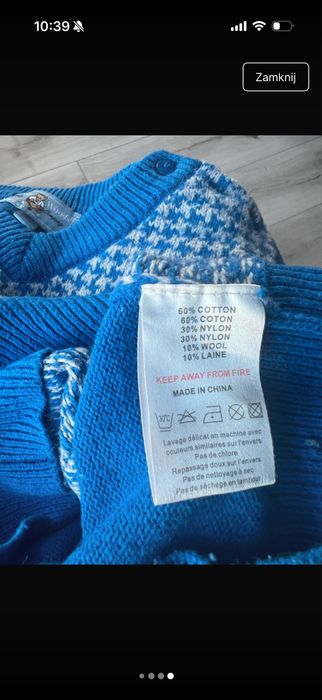Zestaw sweterek i bluzka dla chłopca 92