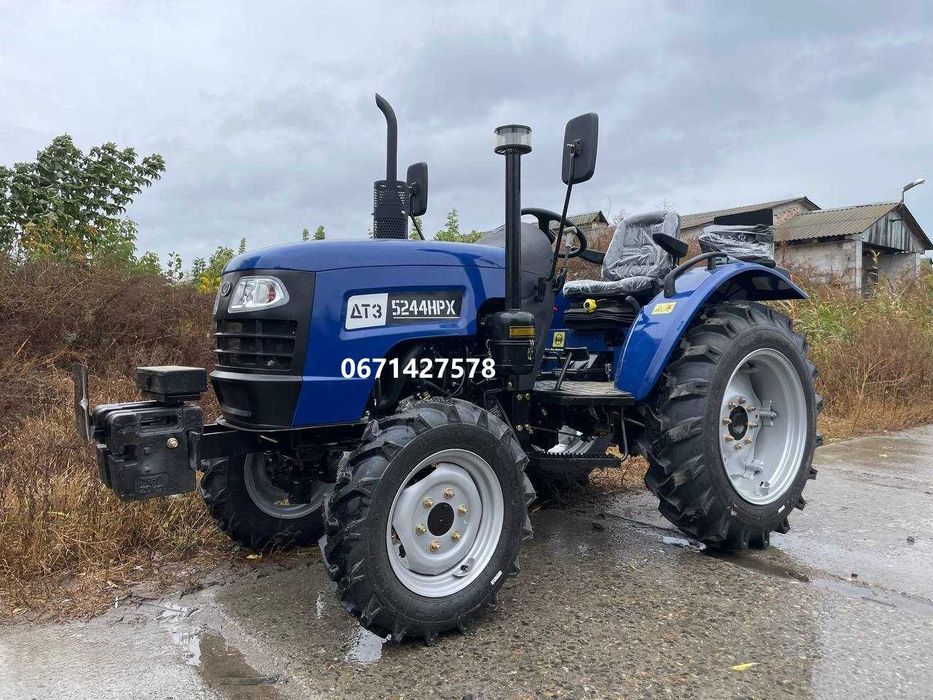 Мінітрактор ДТЗ 5244 HPX з ревесом, на широкій гумі, Доставка КРЕДИТ