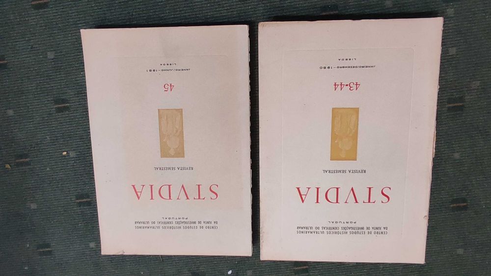 Studia Revista Semestral Junta de Investigações Cientificas do Ultramar - 2 Vol