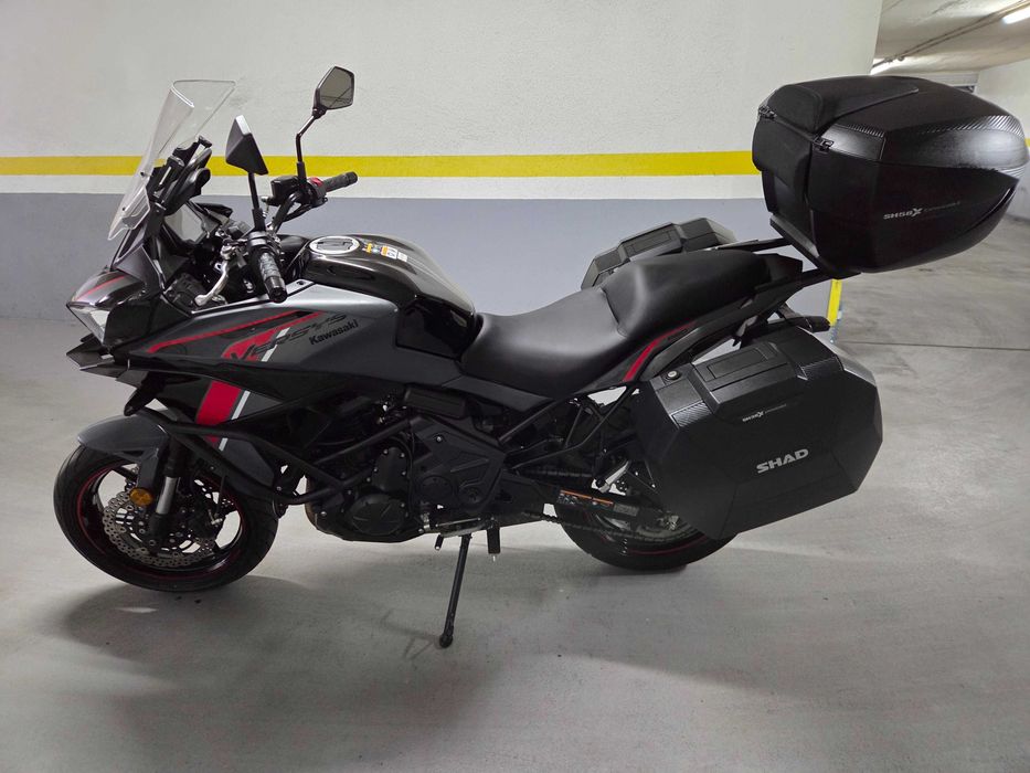 Kawasaki Versys 650, 2024, 8000km e garantia total Kawasaki até 11/2027