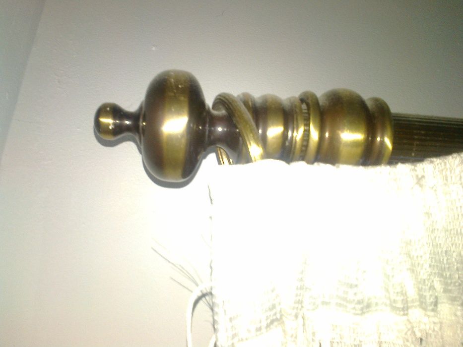 Beautiful oxidized metal curtain rod