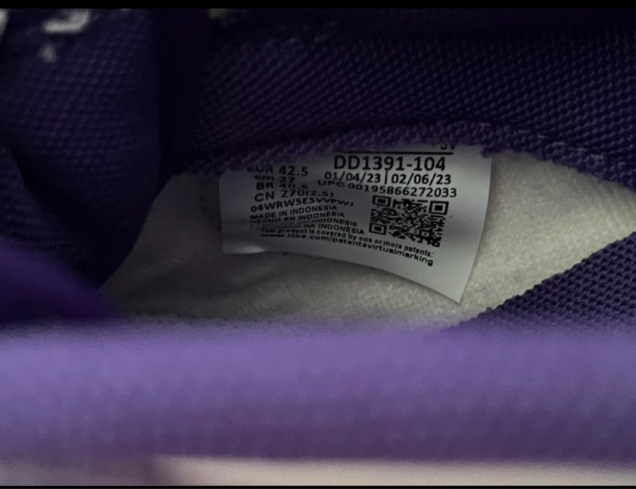 Nike Dunk Low Court Purple 42,5