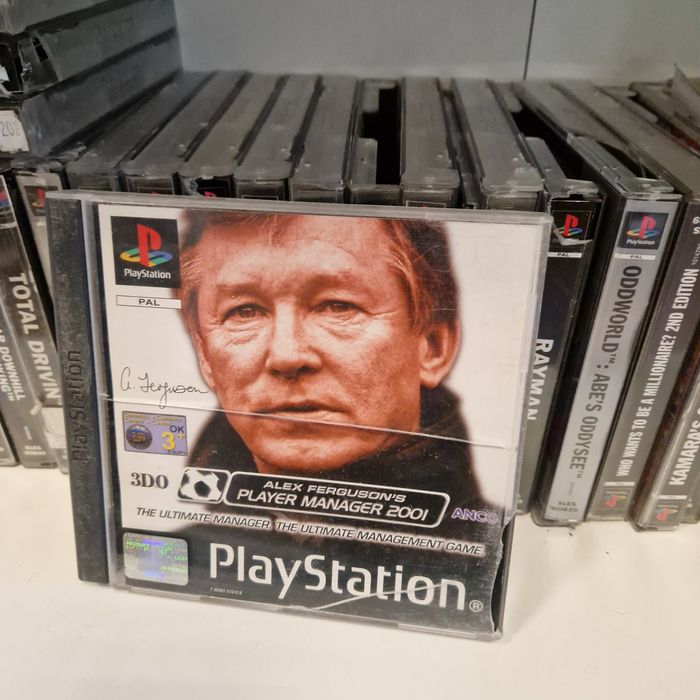 Alex Fergusons player manager 2001 psx ps one ps1 PlayStation