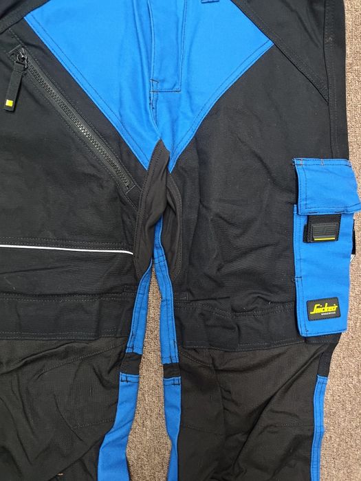 6314 Snickers RuffWork 100  Canvas+ grube spodnie robocze serwis