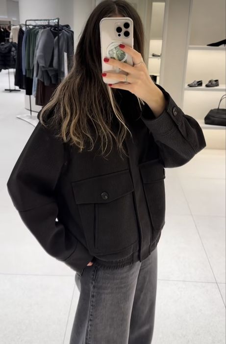 Куртка zara M, L  бомбер