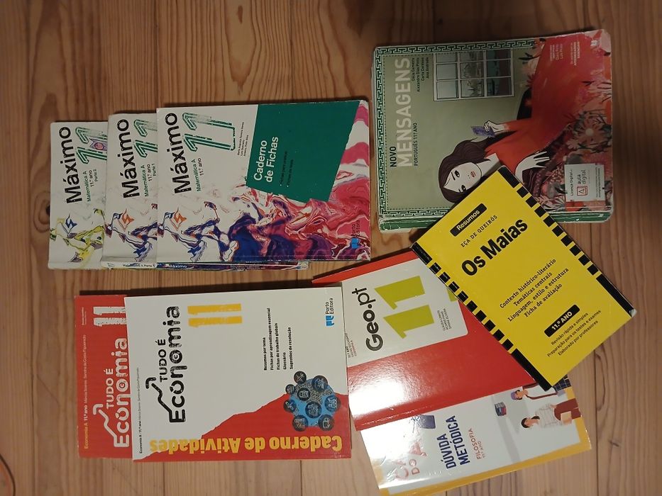 Manuais e livros 11ano diversaa disciplinas