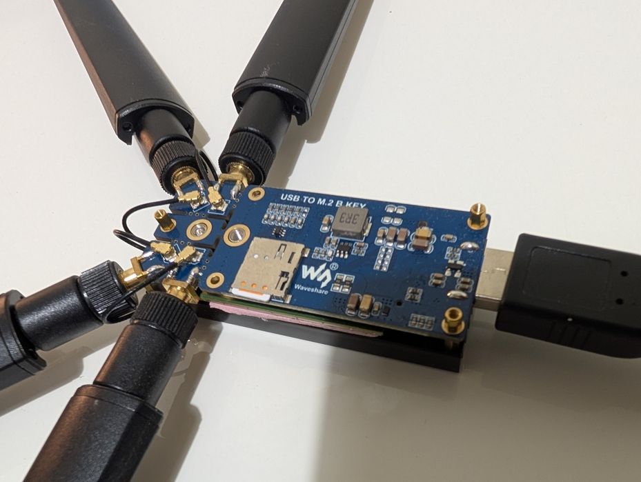 Adapter Waveshare M.2 do USB modem 5G