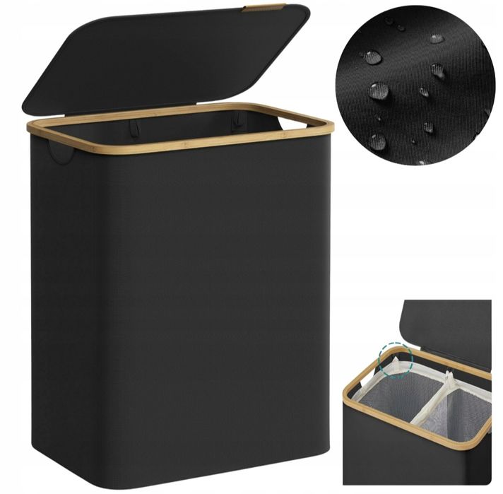 Kosz na pranie 2 komorowy outlet