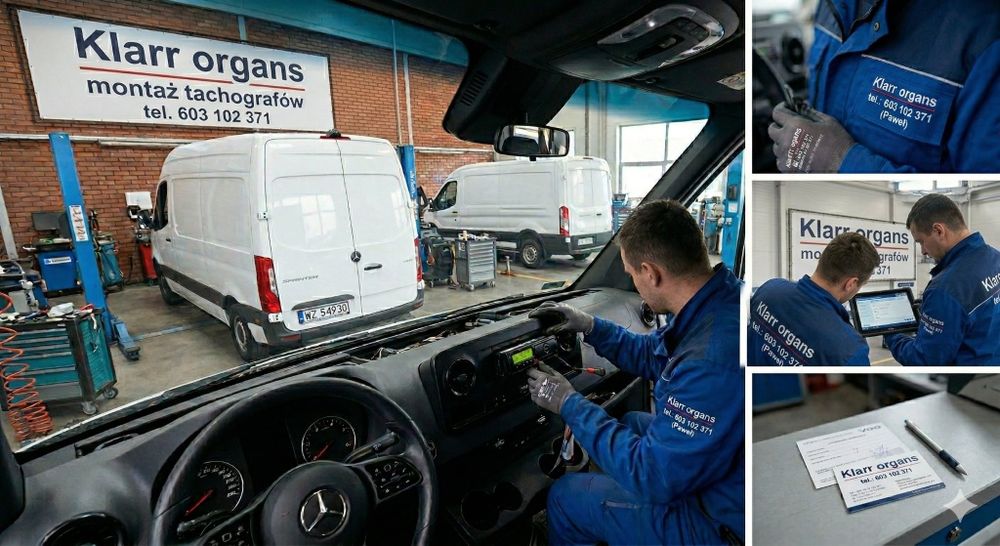 Montaż tachografów w busach 2,5–3,5 t | Pakiet Mobilności 2026 | Smart